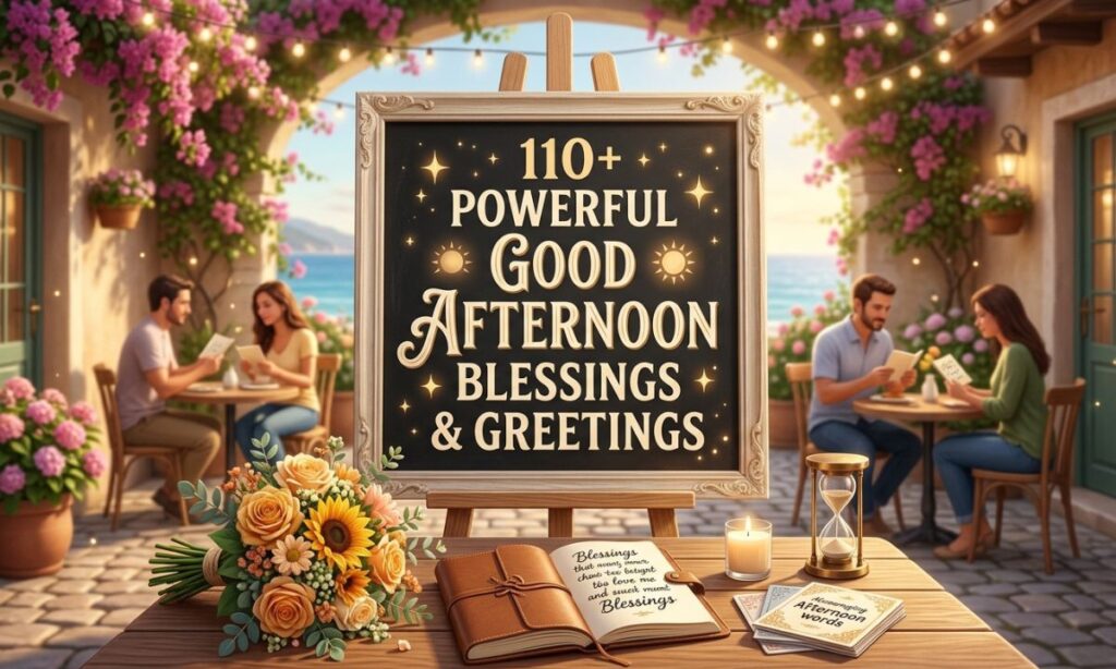110+ Powerful Good Afternoon Blessings & Greetings