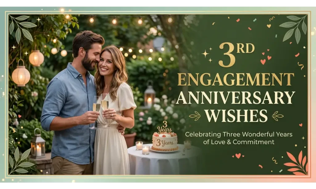 3rd Engagement Anniversary Wishes