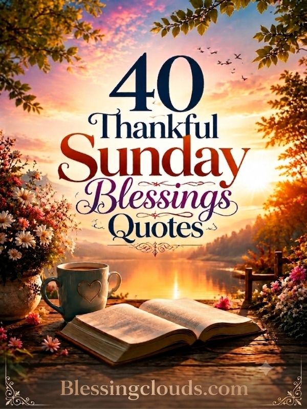 40 Thankful Sunday Blessings Quotes