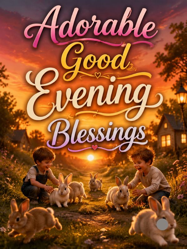 Adorable Good Evening Blessings