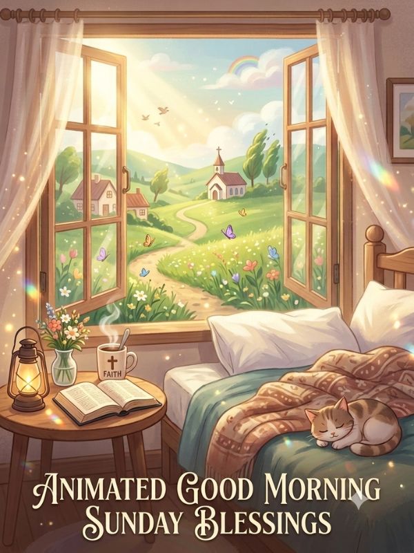 Animated Good Morning Sunday Blessings