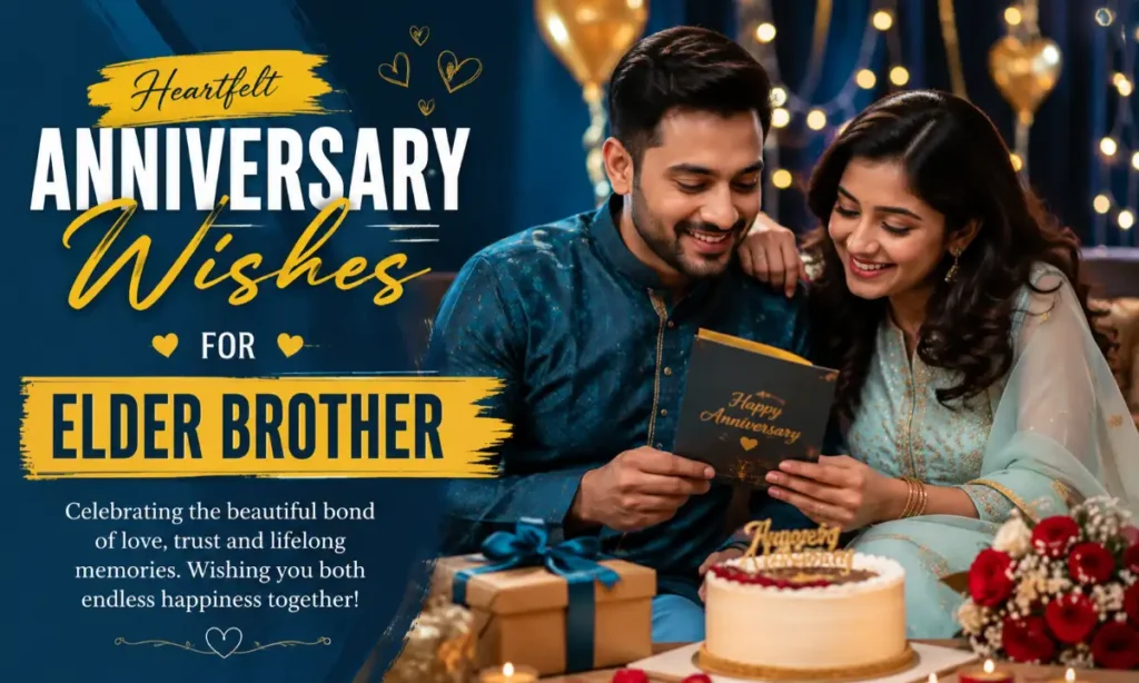 Anniversary Wishes for Elder Brother