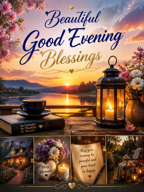 Beautiful Good Evening Blessings Images