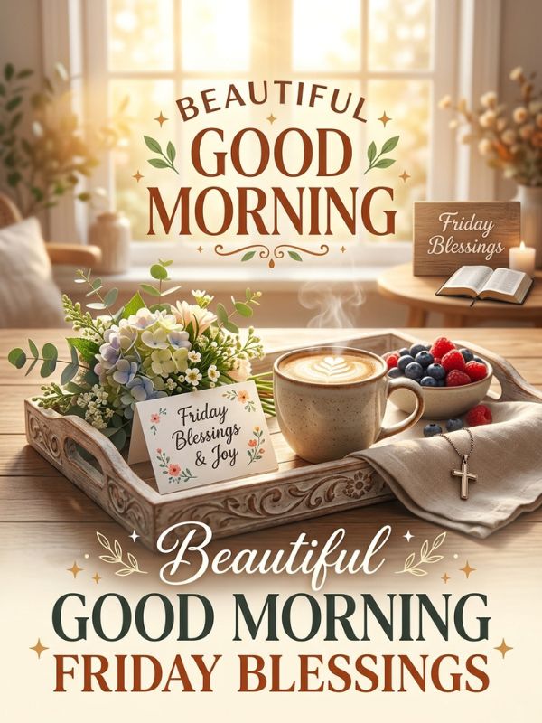 Beautiful Good Morning Friday Blessings