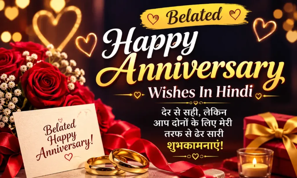Belated Happy Anniversary Wishes In Hindi