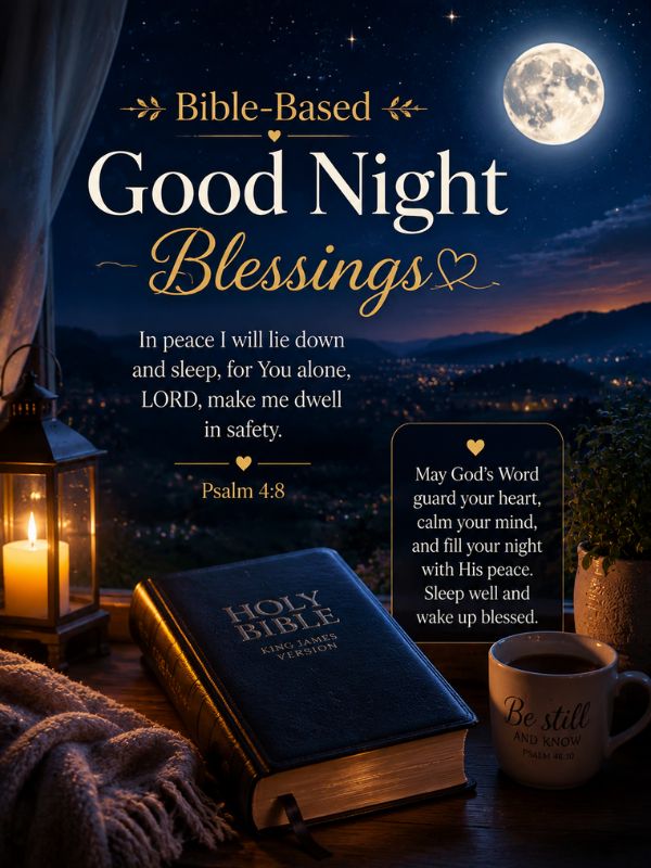 Bible-Based Good Night Blessings