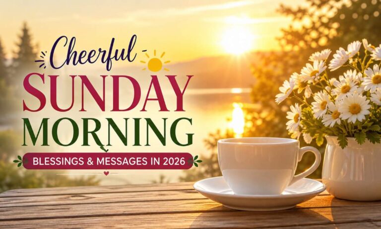 Cheerful Sunday Morning Blessings