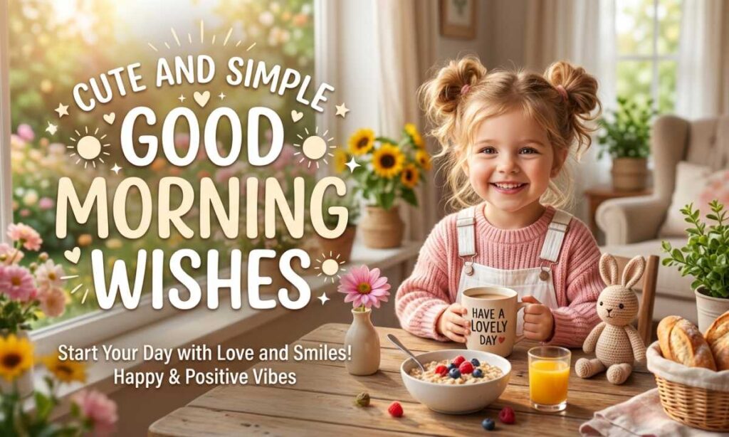 Cute and Simple Good Morning Wishes