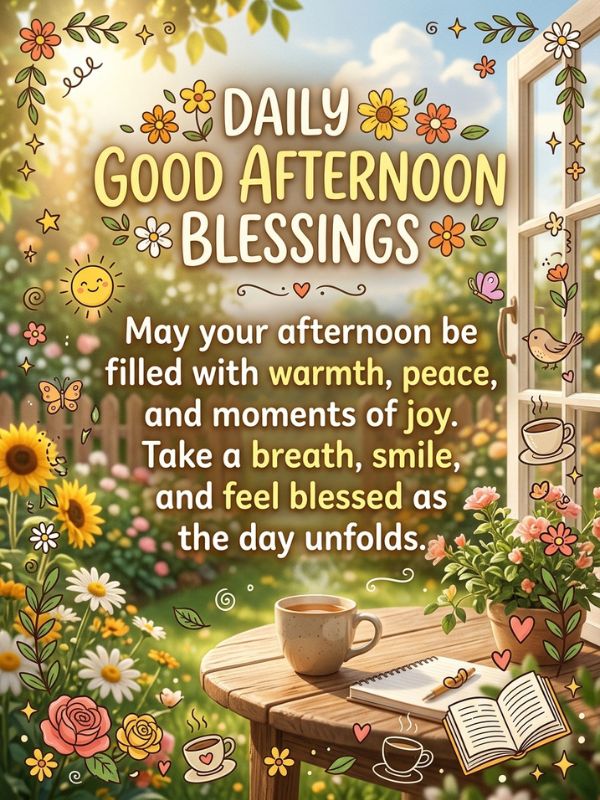 Daily Good Afternoon Blessings
