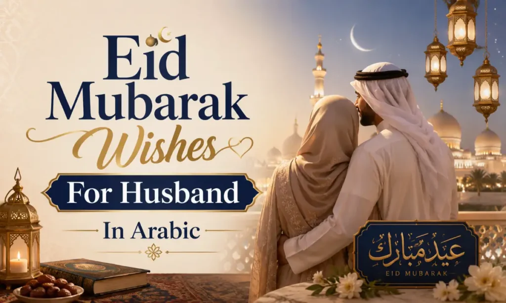 Eid Mubarak Wishes For Husband In Arabic