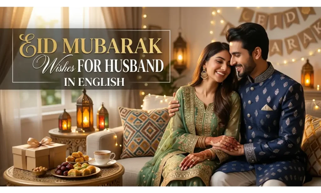 Eid Mubarak Wishes for Husband in English