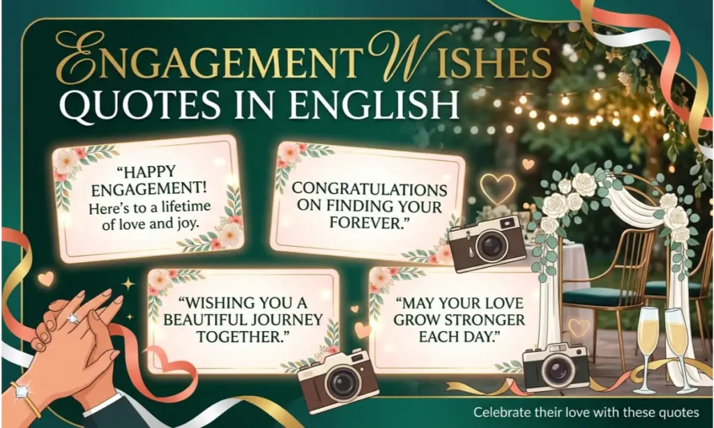 Engagement Wishes Quotes In English