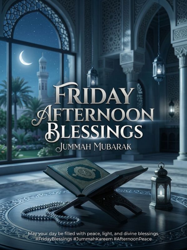 Friday Afternoon Blessings