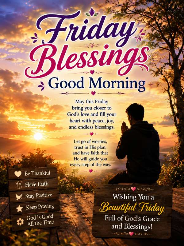 Friday Blessings Good Morning