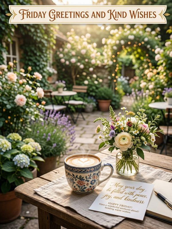 Friday Greetings and Kind Wishes