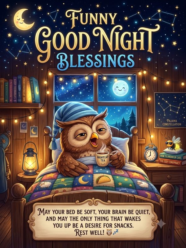 Funny Good Night Blessings