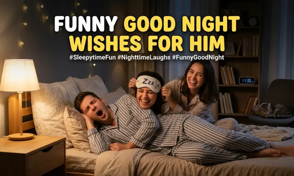 Funny Good Night Wishes For Him