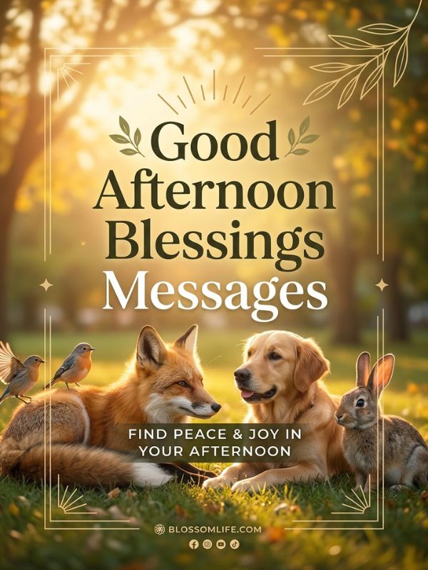 Good Afternoon Blessings Messages