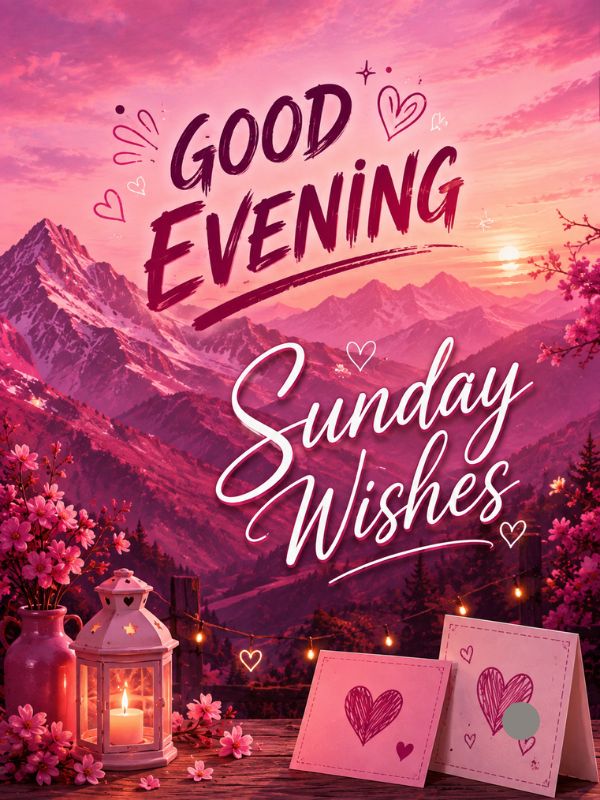 Good Evening Sunday Wishes