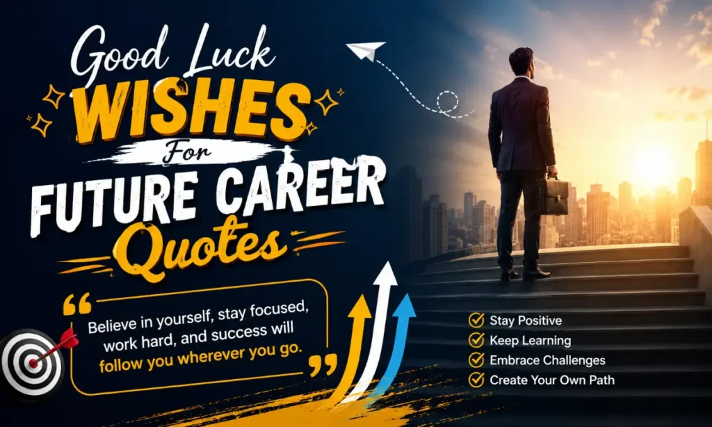 Good Luck Wishes For Future Career Quotes