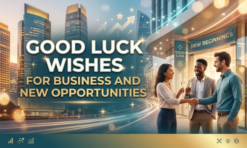 Good Luck Wishes for Business and New Opportunities