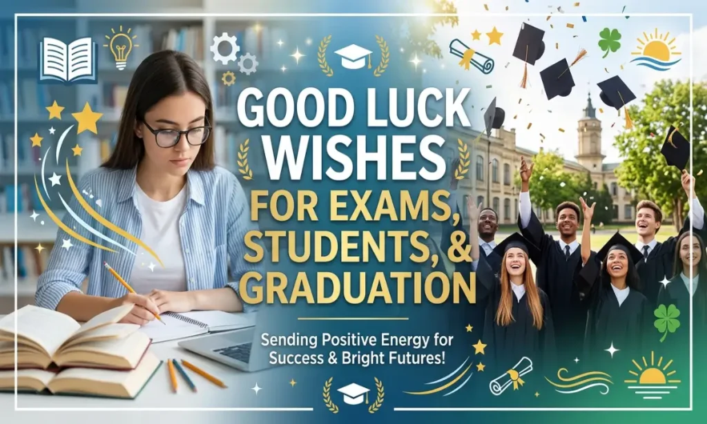Good Luck Wishes for Exams, Students, and Graduation
