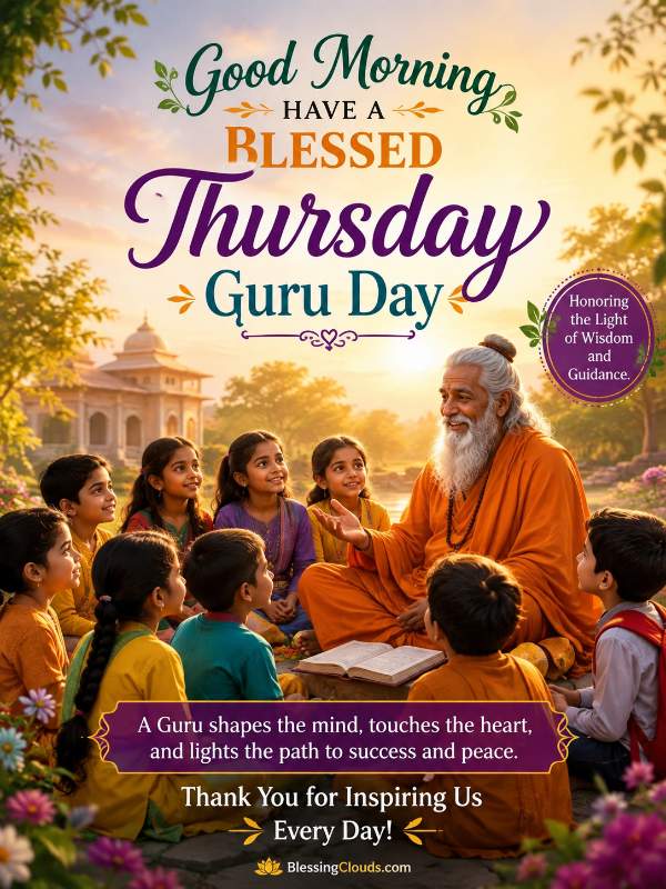 Good Morning Have A Blessed Thursday Guru Day