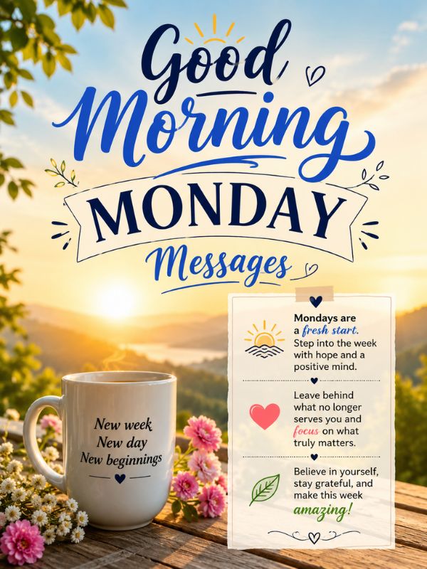 Good Morning Monday Messages