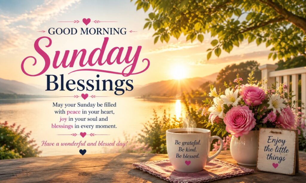 Good Morning Sunday Blessings