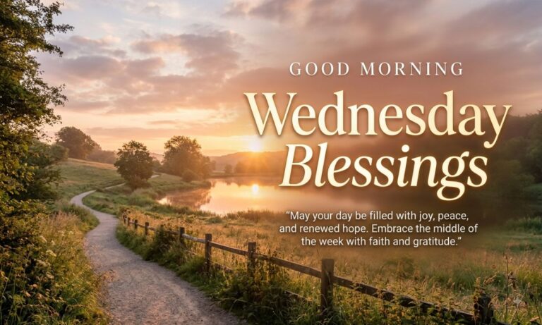 Good Morning Wednesday Blessings