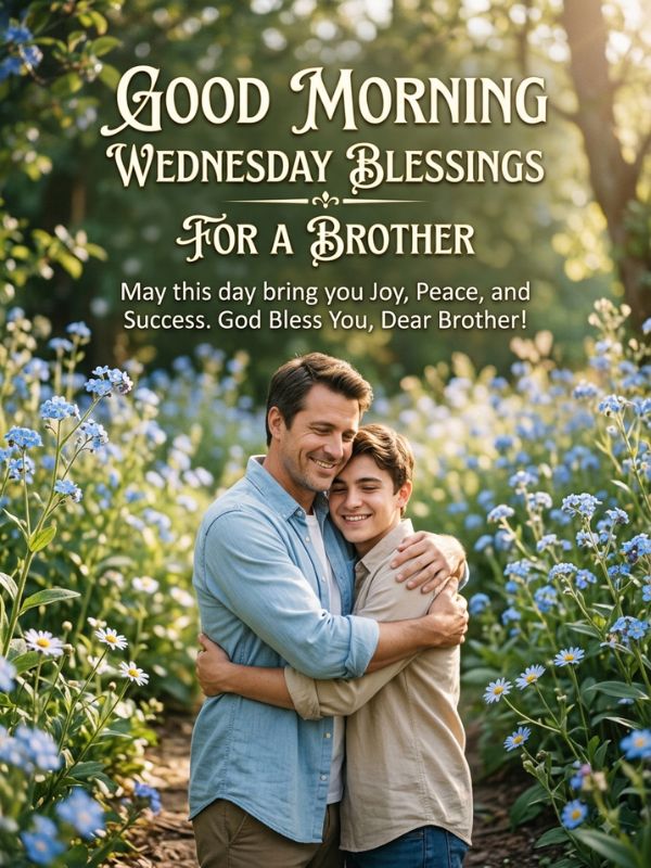 Good Morning Wednesday Blessings for a Brother