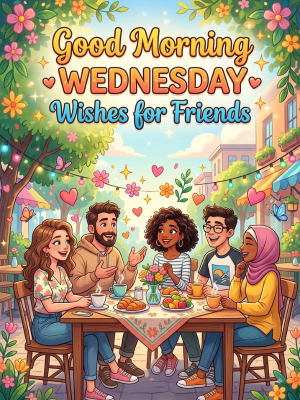 Good Morning Wednesday Wishes for Friends