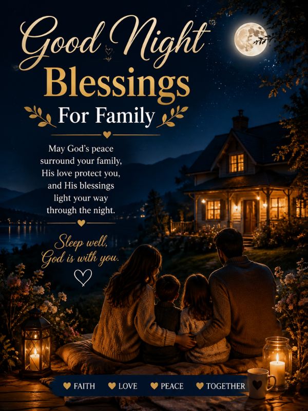 Good Night Blessings For Family