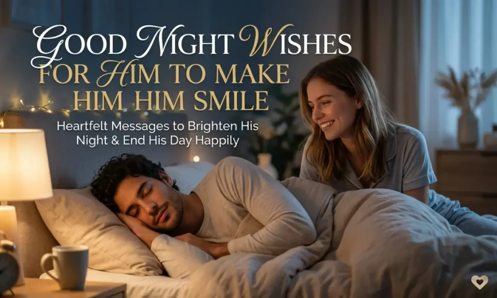 Good Night Wishes For Him To Make Him Smile