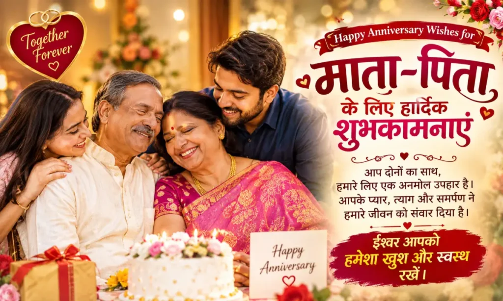 Happy Anniversary Wishes for Parents