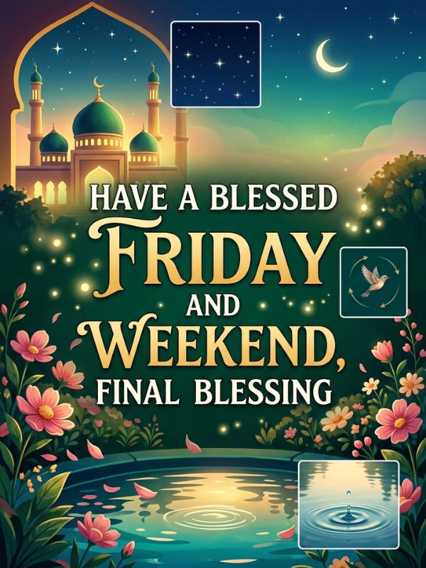 Have a Blessed Friday and Weekend, Final Blessing