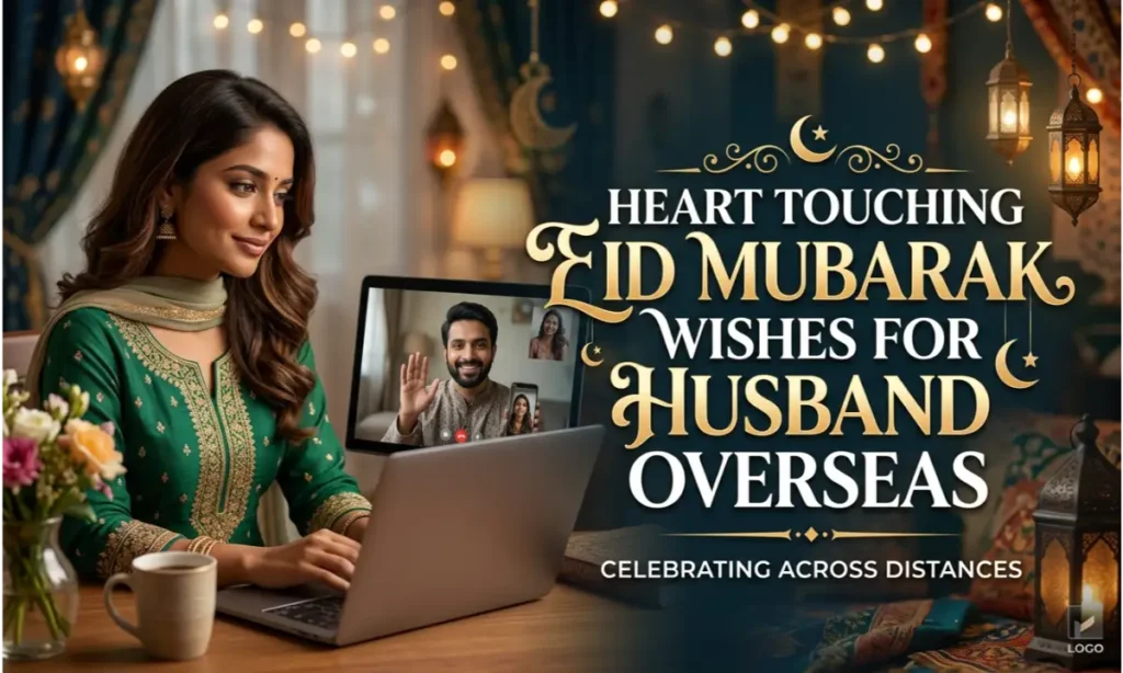 Heart Touching Eid Mubarak Wishes for Husband Overseas