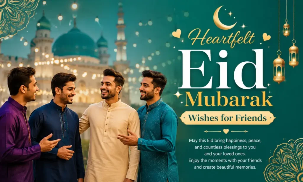Heartfelt Eid Mubarak Wishes for Friends