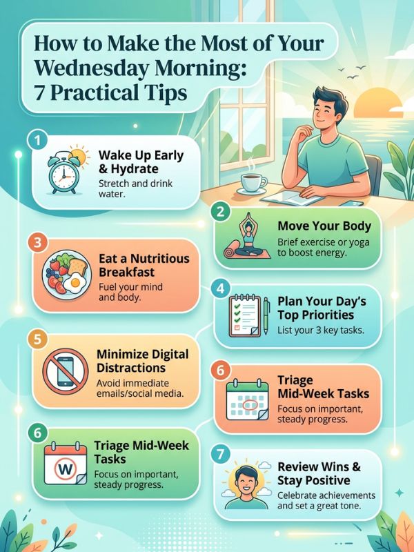 How to Make the Most of Your Wednesday Morning 7 Practical tips 