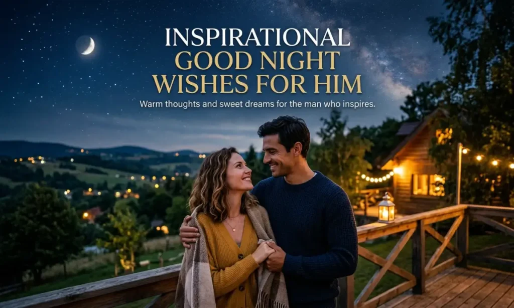 Inspirational Good Night Wishes For Him