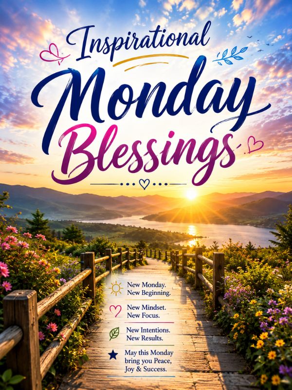 Inspirational Monday Blessings 