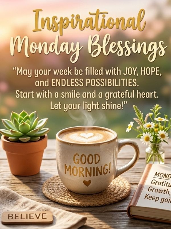 Inspirational Monday Blessings