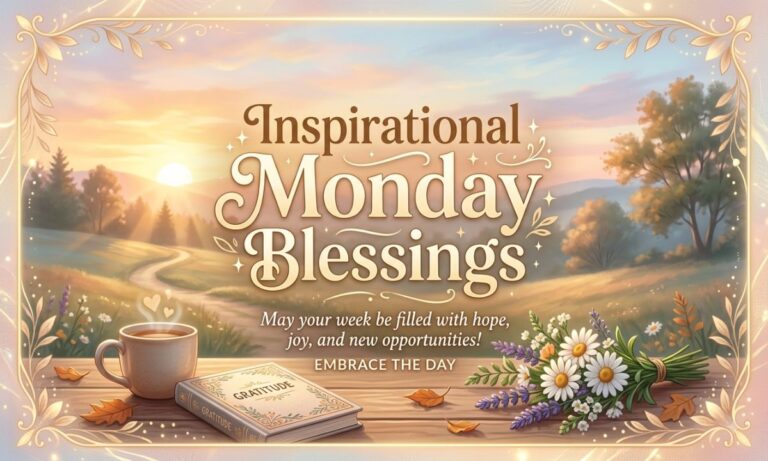 Inspirational Monday Blessings