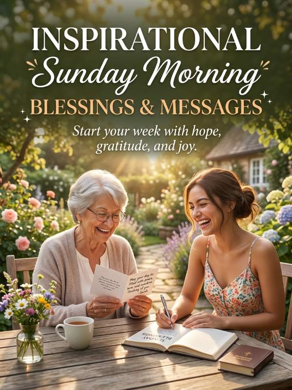 Inspirational Sunday Morning Blessings And Messages