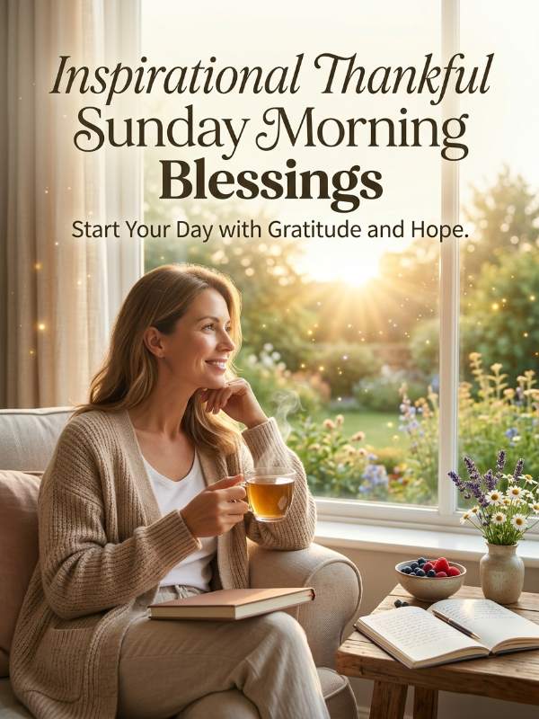 Inspirational Thankful Sunday Morning Blessings