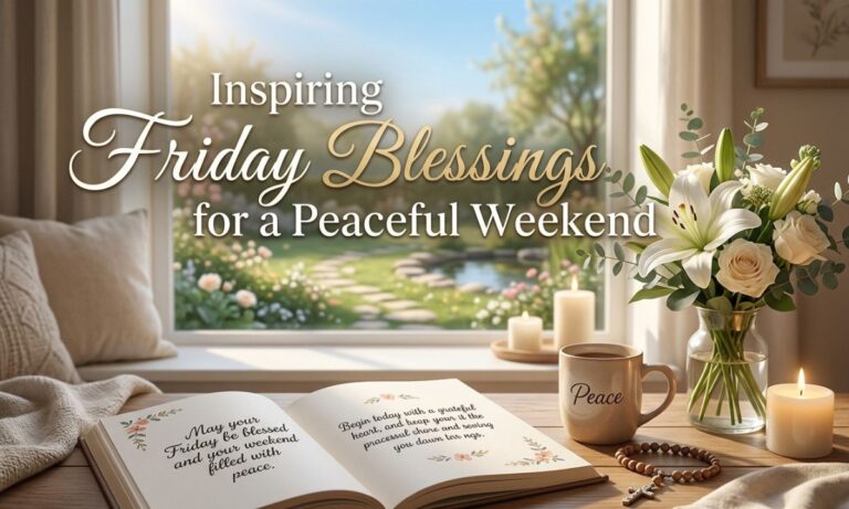 Inspiring Friday Blessings for a Peaceful Weekend