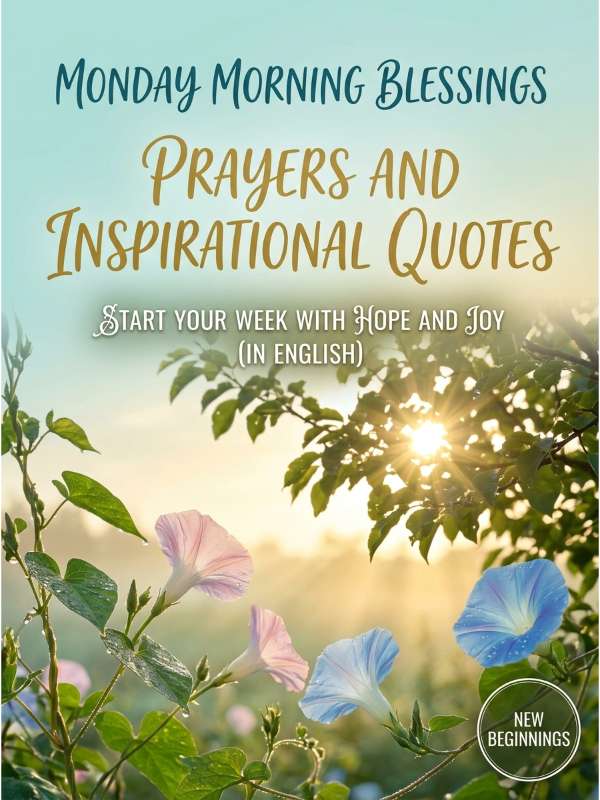 Monday Morning Blessings Prayers And Inspirational Quotes In English