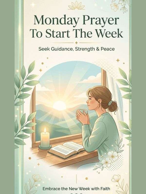 Monday Prayer To Start The Week