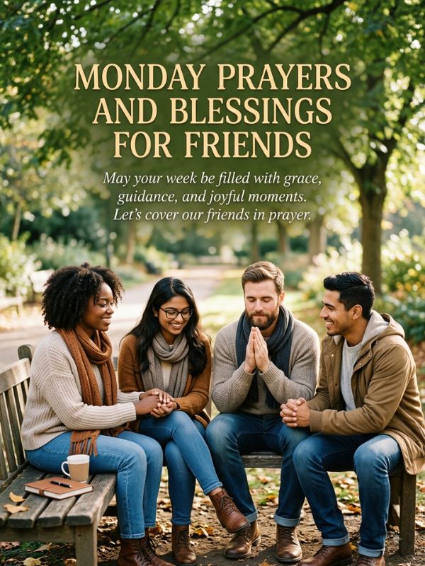 Monday Prayers and Blessings for Friends