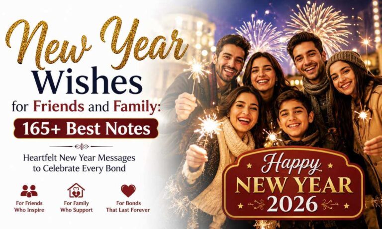 New Year Wishes for Friends and Family